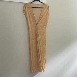 UO Twist Front Midi Dress